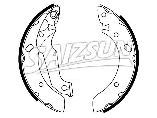 刹车蹄片 Brake Shoe Set:58305-28A00