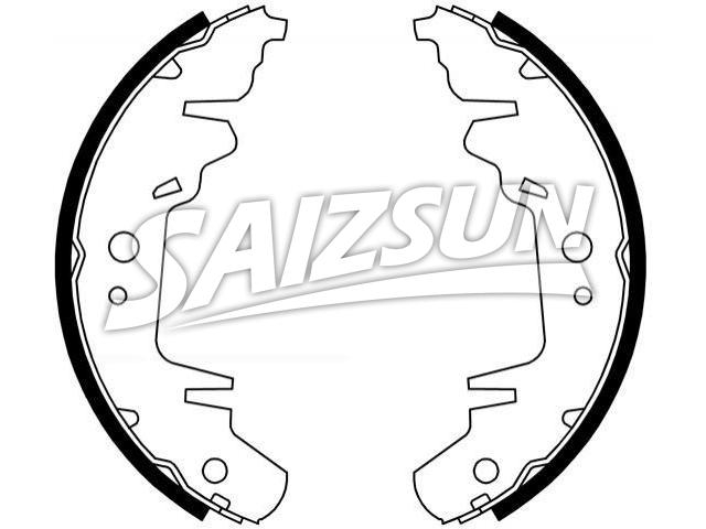 刹车蹄片 Brake Shoe Set:0K56A-26-38Z