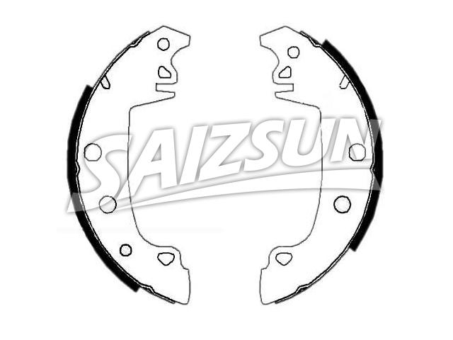 刹车蹄片 Brake Shoe Set:95618244