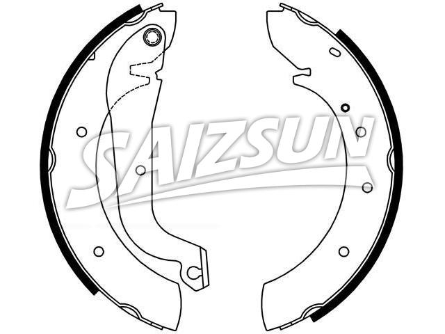 刹车蹄片 Brake Shoe Set:95643714