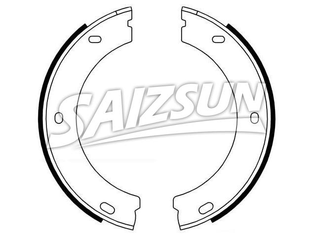刹车蹄片 Brake Shoe Set:4241.79