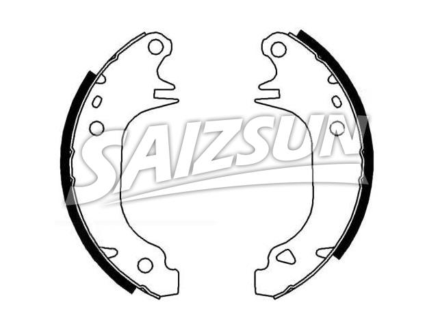 刹车蹄片 Brake Shoe Set:4241.5C