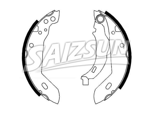 刹车蹄片 Brake Shoe Set:4241.2C