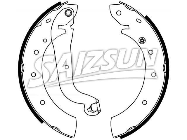 刹车蹄片 Brake Shoe Set:44060-0F026
