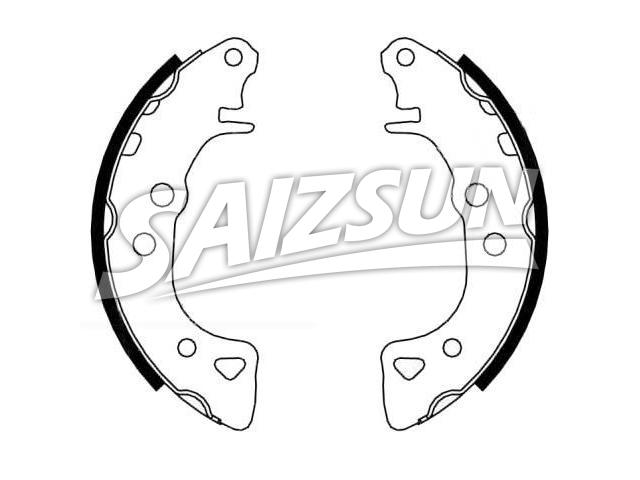 刹车蹄片 Brake Shoe Set:95654080