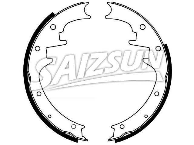 刹车蹄片 Brake Shoe Set:4796310