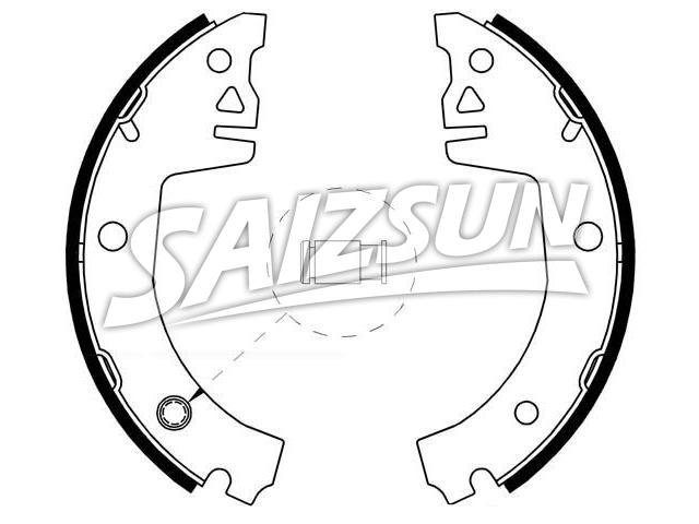 刹车蹄片 Brake Shoe Set:115 330 149