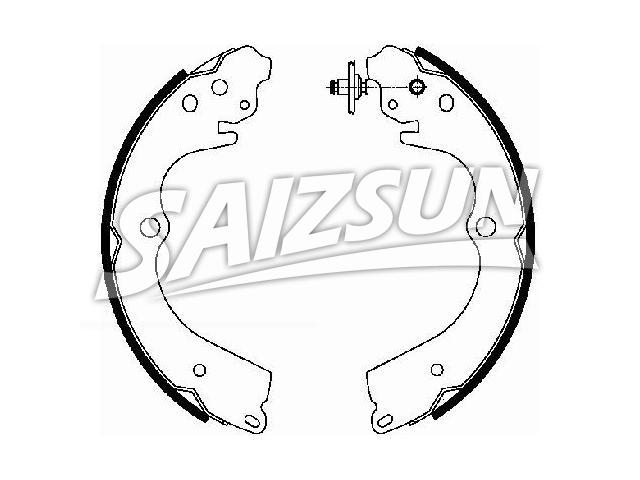 刹车蹄片 Brake Shoe Set:26694-AE000