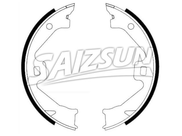 刹车蹄片 Brake Shoe Set:SFS 100190
