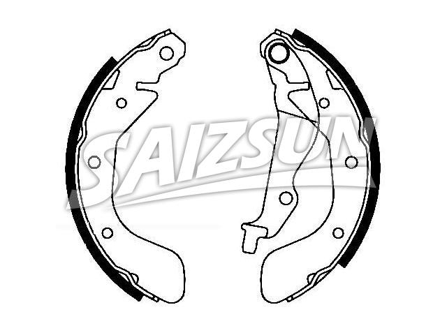 刹车蹄片 Brake Shoe Set:93740252