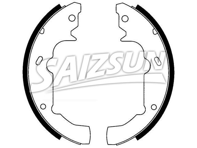 刹车蹄片 Brake Shoe Set:F3XY 2200 A