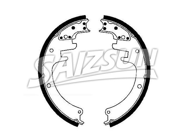 刹车蹄片 Brake Shoe Set:15662503