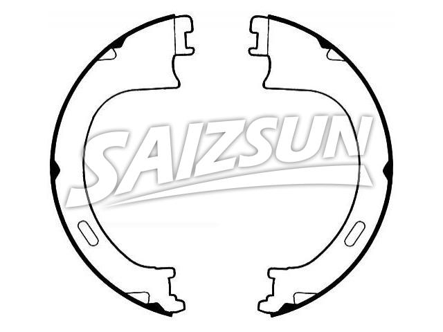 刹车蹄片 Brake Shoe Set:F85Z-2648-AA