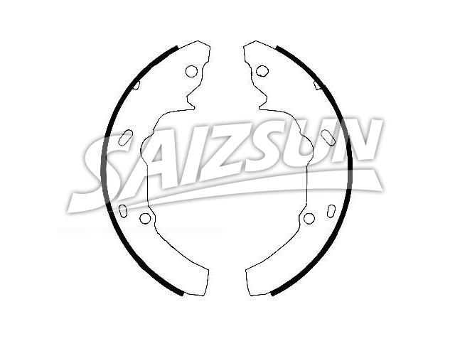 刹车蹄片 Brake Shoe Set:F2DZ-2200-A