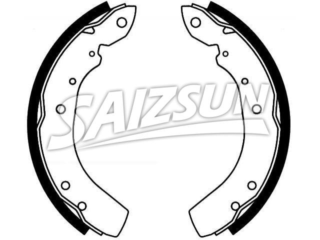 刹车蹄片 Brake Shoe Set:4423236