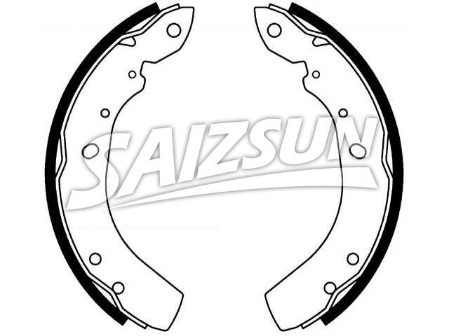 刹车蹄片 Brake Shoe Set:4728870