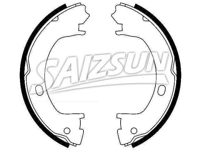 刹车蹄片 Brake Shoe Set:5073647AA