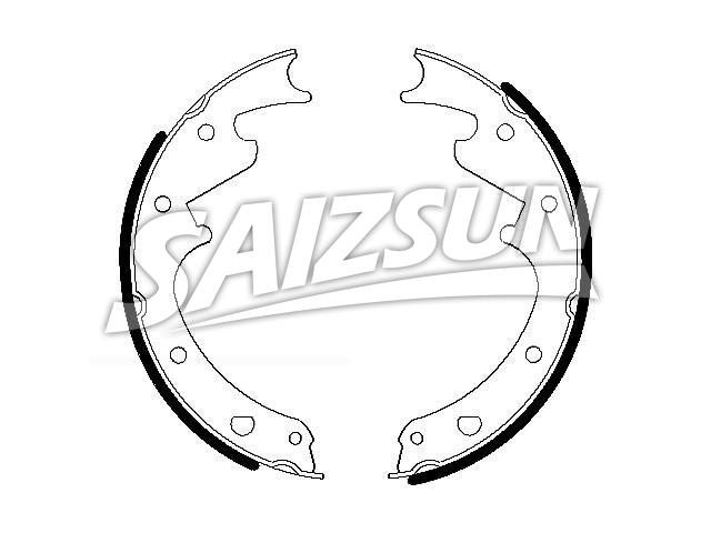 刹车蹄片 Brake Shoe Set:J8133817