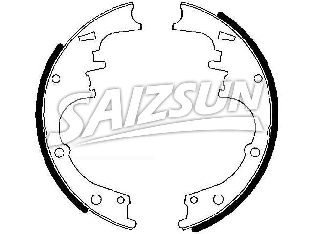 刹车蹄片 Brake Shoe Set:12321427