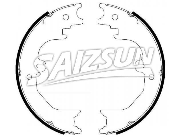 刹车蹄片 Brake Shoe Set:46550-60060