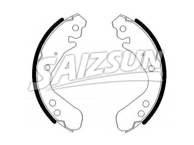 刹车蹄片 Brake Shoe Set:43155-S3Y-003