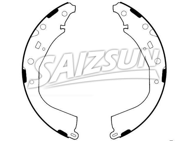 刹车蹄片 Brake Shoe Set:04495-35250