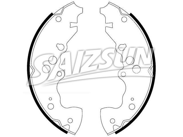 刹车蹄片 Brake Shoe Set:53200-52D20