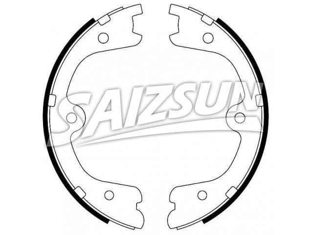 刹车蹄片 Brake Shoe Set:44060-WL026