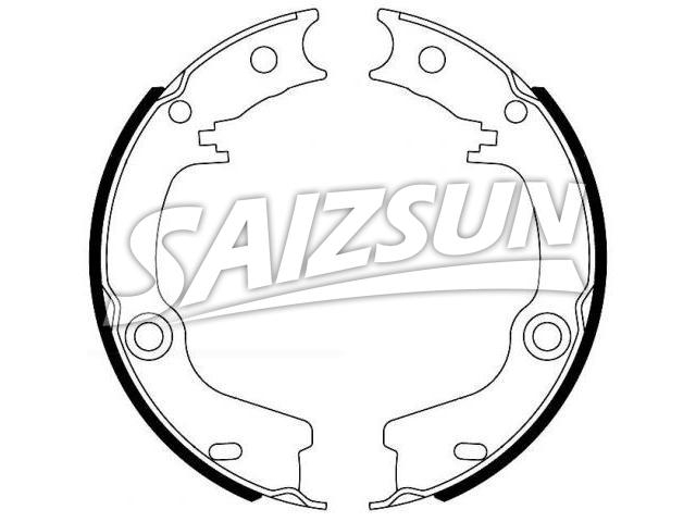 刹车蹄片 Brake Shoe Set:58350-1GA00