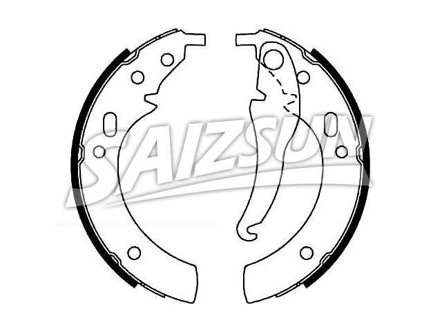 刹车蹄片 Brake Shoe Set:34 21 1 112 961