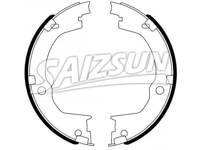 刹车蹄片 Brake Shoe Set:96626083