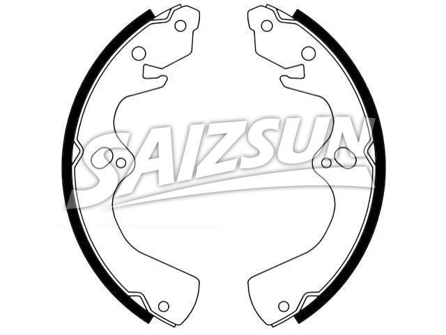 刹车蹄片 Brake Shoe Set:UB39-26-38Z