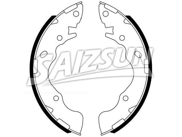 刹车蹄片 Brake Shoe Set:58350- 2FA00