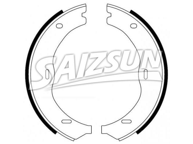刹车蹄片 Brake Shoe Set:220 420 06 20