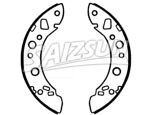 刹车蹄片 Brake Shoe Set:461-831
