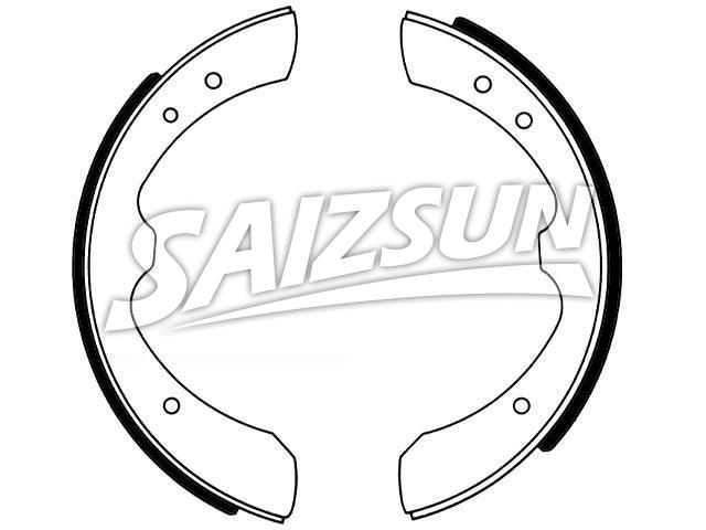 刹车蹄片 Brake Shoe Set:41060-B3000
