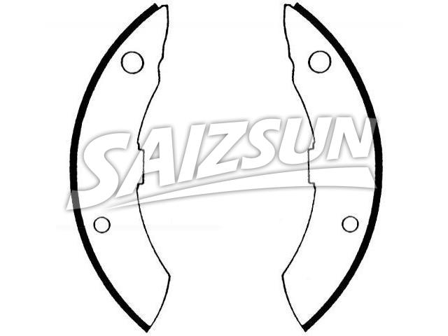 刹车蹄片 Brake Shoe Set:F3HZ-2200-B