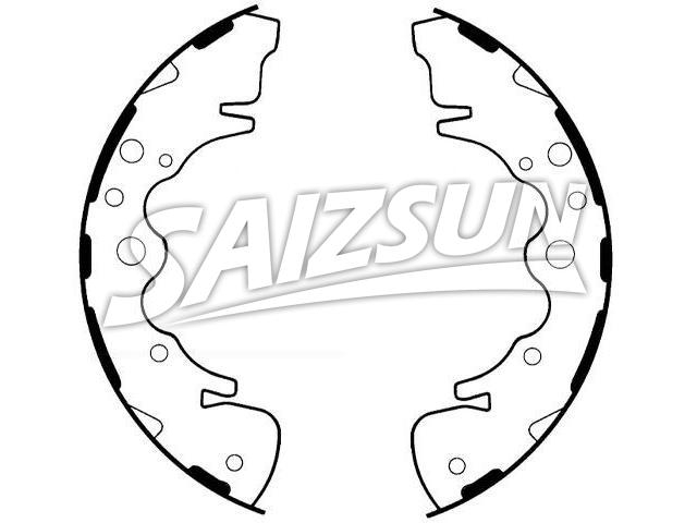刹车蹄片 Brake Shoe Set:S789-1532