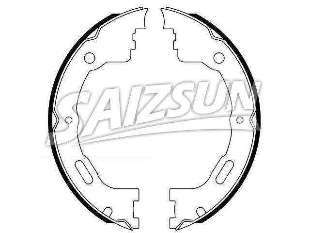 刹车蹄片 Brake Shoe Set:6W1Z-2N712-A