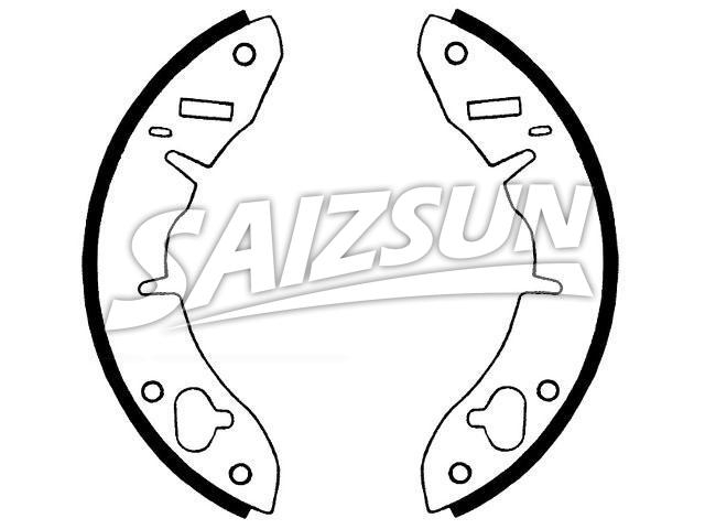 刹车蹄片 Brake Shoe Set:216-8043