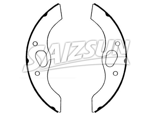 刹车蹄片 Brake Shoe Set:94050862