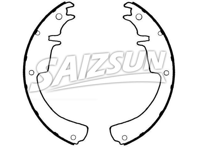 刹车蹄片 Brake Shoe Set:350-8027