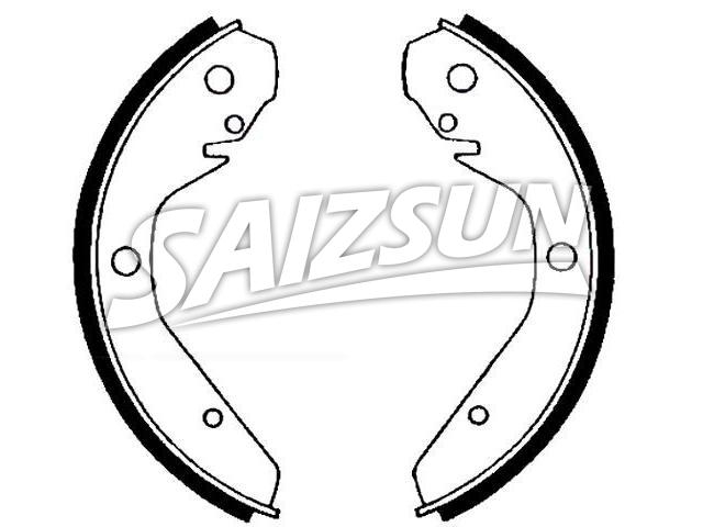 刹车蹄片 Brake Shoe Set:311698075