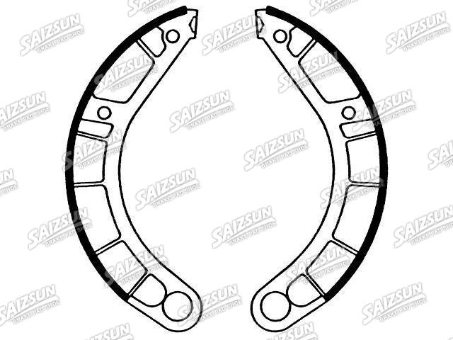刹车蹄片 Brake Shoe Set:S613-1418