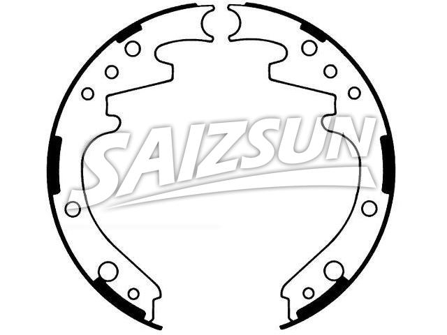 刹车蹄片 Brake Shoe Set:330-2070T