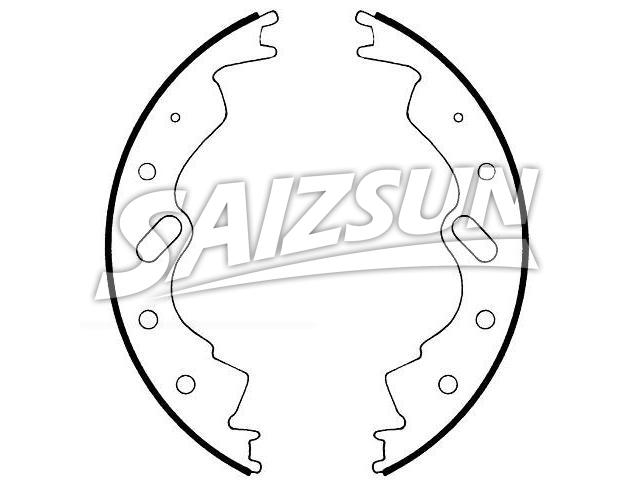 刹车蹄片 Brake Shoe Set:355-1236
