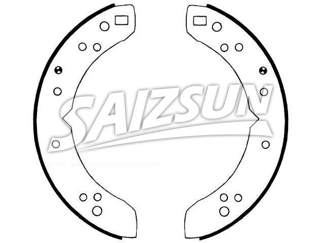 刹车蹄片 Brake Shoe Set:211-897