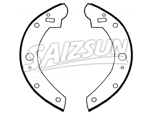 刹车蹄片 Brake Shoe Set:438-8035