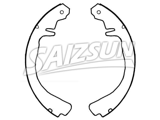 刹车蹄片 Brake Shoe Set:351-8085