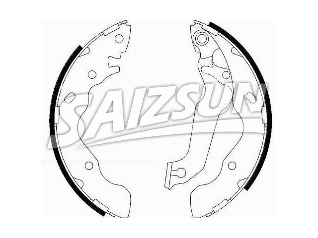刹车蹄片 Brake Shoe Set:58305-29A10